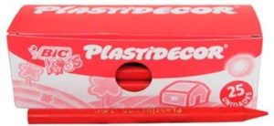 C/25 CERAS PLASTIDECOR UNICOLOR ROJO