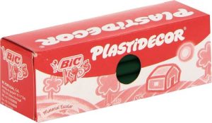 C/25 ceras plastidecor unicolor verde pistacho