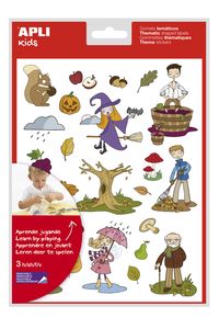 BLISTER 3 HOJAS GOMETS OTOÑO AUTOADHESIVOS