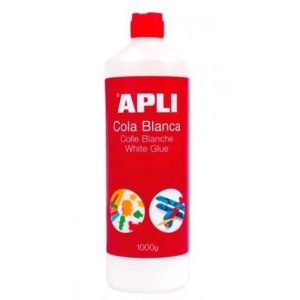BOTE PEGAMENTO COLA BLANCA 1L APLI
