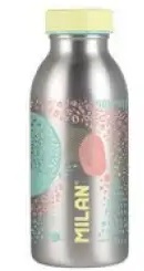 Botella isotermica de acero inoxidable 354ml silver 17,1x6,85cm