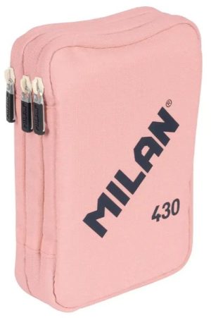 Plumier 3 pisos con contenido rosa milan 430 since 1918