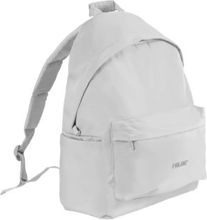 MOCHILA ESCOLAR CLASICA 2 CREMALLERAS SERIE SHADOW GRIS 22L