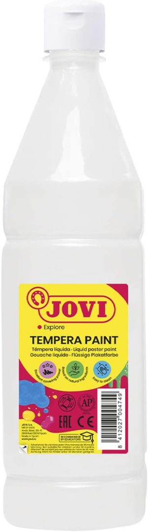Bote tempera liquida jovi 1000ml blanco