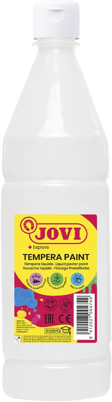 Bote tempera liquida jovi 1000ml blanco