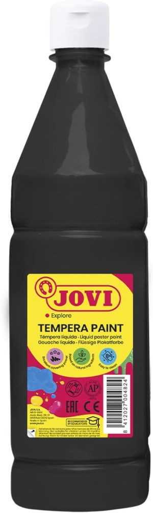Bote tempera liquida jovi 1000ml negro