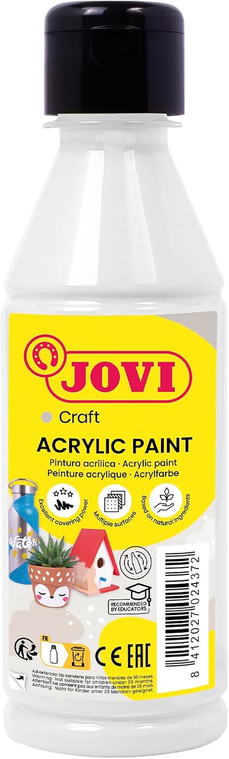 BOTE PINTURA JOVIDECOR ACRYL BLANCO 250ML