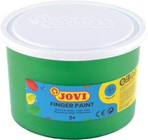 Bote pintura de dedos 500ml verde