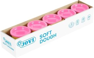 Pack 5 botes blandiver soft dough 110 g. color rosa