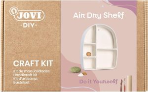Kit manualidades un estante con pasta modelar air dry (air dry shelf)