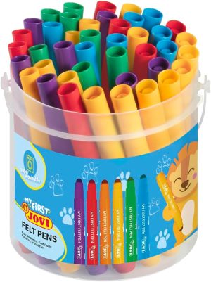 Bote 36 rotuladores en 6 colores surtidos my first felt pen