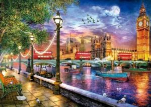 PUZZLE LONDRES AL ATARDECER 2000 PIEZAS