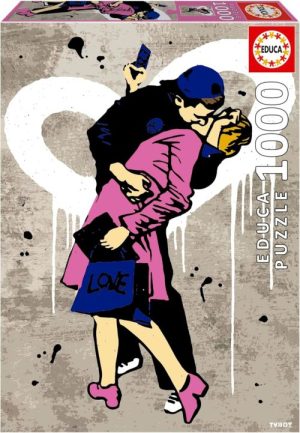 PUZZLE 1000 PIEZAS EL BESO TV BOY