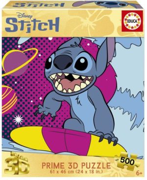 PUZZLE 3D LENTICULAR 500 PIEZAS STITCH