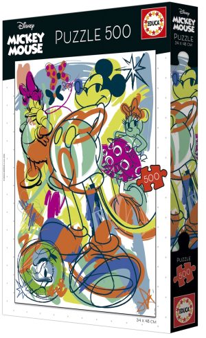 PUZZLE 500 PIEZAS MICKEY &FRIENDS