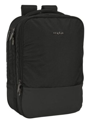 MOCHILA FIN DE SEMANA PORTATIL 15,6'' SAFTA BUSINESS BLACK 30x44x16cm