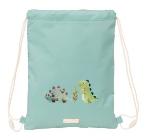 SACO PLANO JUNIOR SAFTA PREESCOLAR DINOS 26x34x1cm