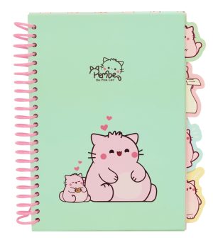 BLOC DE NOTAS A5 PEMBE THE PINK CAT 14,8x2,1cm