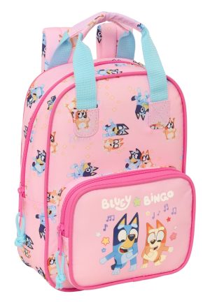 MOCHILA INFANTIL CON ASAS BLUEY DANCE 20x28x8cm
