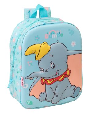 MOCHILA GUARDERIA 3D DUMBO 22x27x10cm