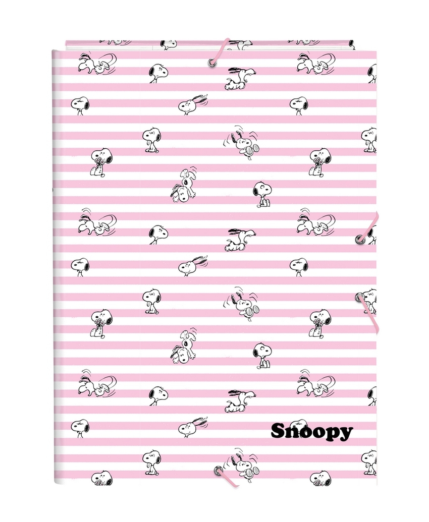 CARPETA FOLIO 3 SOLAPAS SNOOPY 26x33,5x2,5cm