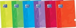 Paq/10 libretas a4 48h 90g. 1 horizontal c/m colores surtidos oxford classic