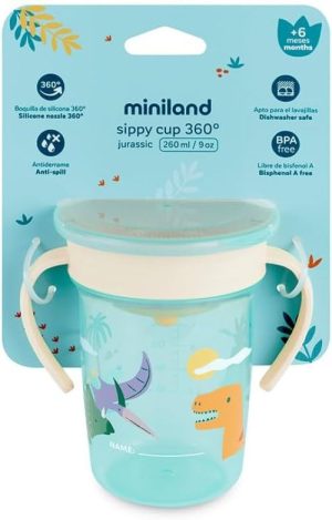 VASO APRENDIZAJE ANTIDERRAME SIPPY CUP JURASSIC