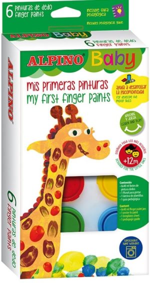 Set pintura de dedos alpino baby