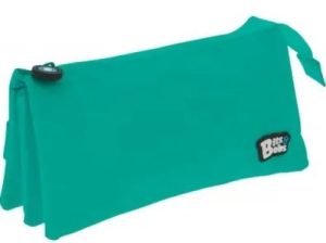 PORTATODO TRIPLE BITS &BOBS TURQUESA 23X10X10 CM