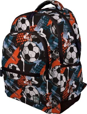 MOCHILA RUBBER B&B WILD FOOTBALL 33x46x22,5cm