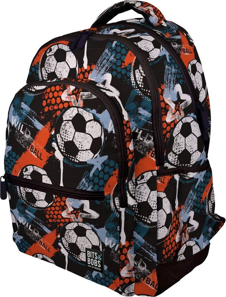MOCHILA RUBBER B&B WILD FOOTBALL 33x46x22,5cm