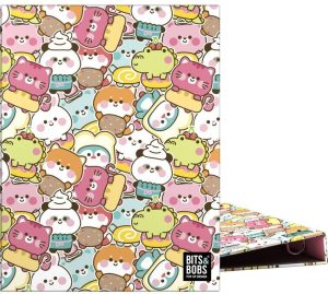 CARPETA ANILLAS A5 FOR.4O20 B&B KAWAII 19,3x22,5x3,7cm