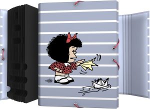 CARPETA CLASIFICADORA FORR.SOLAP. MAFALDA BOAT 26x35x2cm