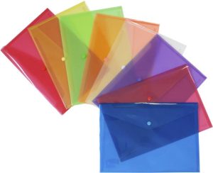 C/60 carpeta sobre fº cierre broche surtido colores pastel pp xs