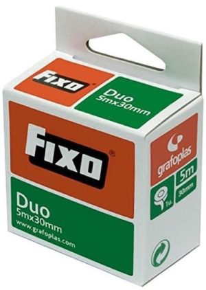 C/10 cinta adhesiva doble cara fixo duo 30mmx5m