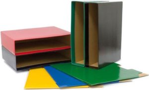 CAJA ARCHIVADOR DE PALANCA A4 ARCHIGRAF AZUL