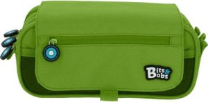 PORTATODO TRIPLE SOLAPA BITS &BOBS VERDE 23X10X10 CM