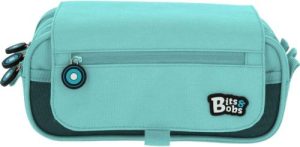 PORTATODO TRIPLE SOLAPA BITS &BOBS AZUL CLARO 23X10X10