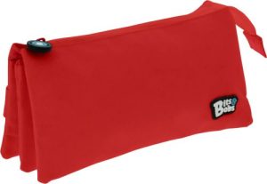 PORTATODO TRIPLE PLANO BITS &BOBS ROJO 24,5X12X14 CM