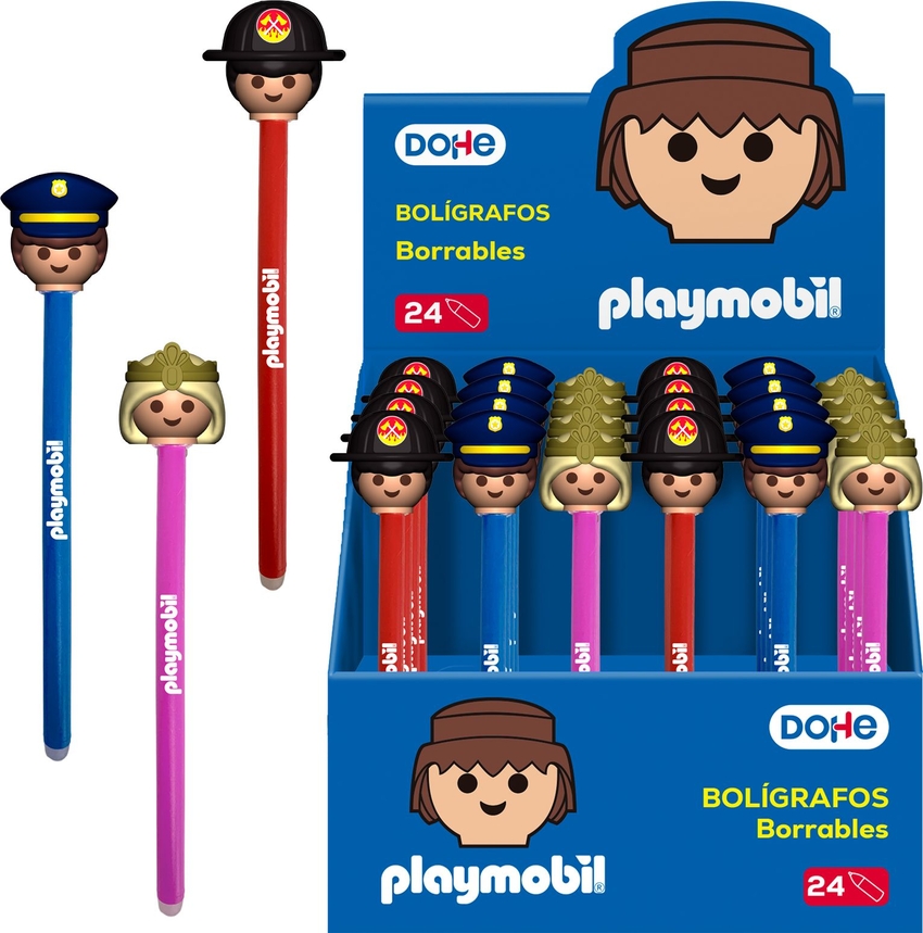 EXP 24 BOLIGRAFO BORRABLE PLAYMOBIL