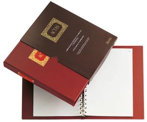 Libro actas hojas móviles A4 100 hojas