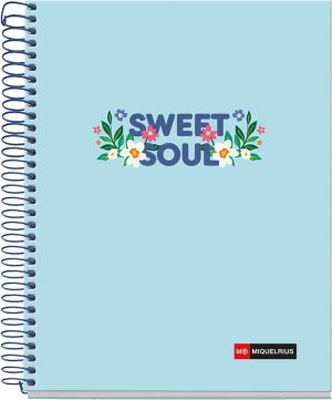CUADERNO NB4 A5 120 CLA 70G SWEET SOUL 210x175x20mm