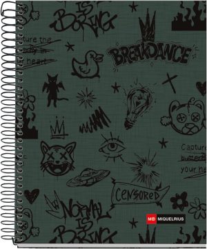 CUADERNO NB4 A5 120 HOR 70G NOT BORING 210x175x20mm