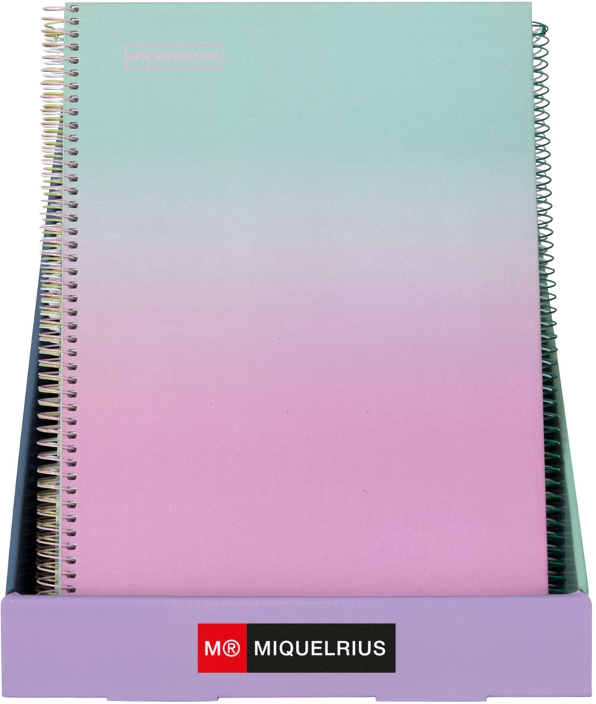 Exp 12 cuaderno espiral notebook1 a4 80h cuad.4x4 gradient