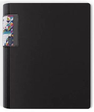 CARPETA ANILLAS A4 4 ANILLAS 40MM FOAM STYLE NEGRO