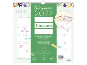 Calendario pared escribir design 2027 30x30cm