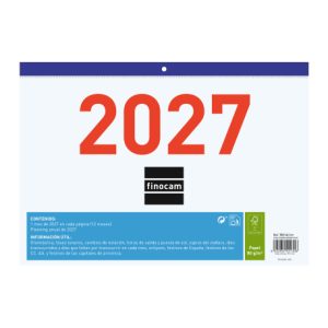 (CAT) FALDILLA NUMEROS GRANDES 2026 F93 30X21 CATALAN