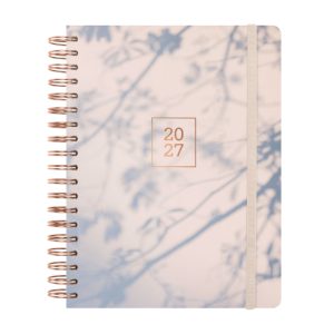AGENDA ANUAL OPTIMAL B5 SEMANA VISTA HORIZONTAL 2027 GRIS INTL