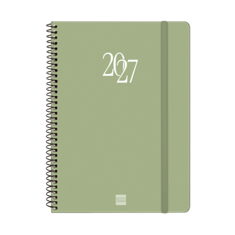 AGENDA ANUAL MY E10 SEMANA VISTA HORIZONTAL 2027 VERDE