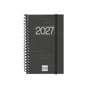 AGENDA ANUAL YEAR E3 SEMANA VISTA HORIZONTAL 2027 NEGRO
